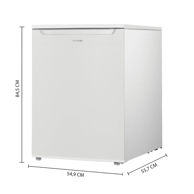 Cecotec Bolero CoolMarket TT 107 White Mini frigorífico de 107 litros de capacidad color blanco clase E temperatura regulable Crisper Box cajón congelador y nivel sonoro bajo. Mini frigorífico   Ofertas