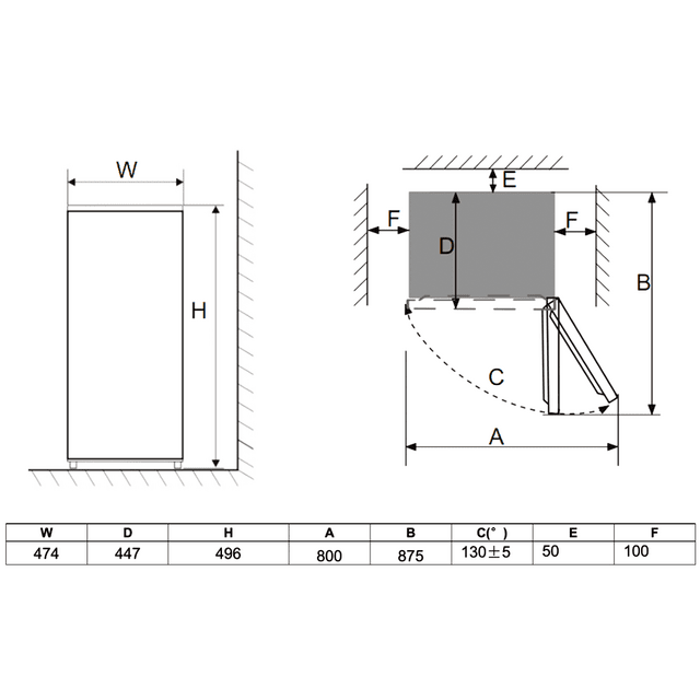 Cecotec Bolero CoolMarket TT 31 Dual Black Glass E Mini frigorífico convertible en congelador con puerta de cristal negro y control de temperatura 0ºC a 5ºC y -24ºC a -16ºC. Capacidad para 31 Litros y medidas 49.6 Alto x 47 Los más vendidos