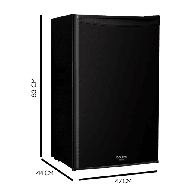 Cecotec Bolero CoolMarket TT 90 Black E Mini frigorífico negro de 83cm alto y 47cm ancho con 90L de capacidad control de temperatura regulable y compartimento de conservación. frigorífico Tienda
