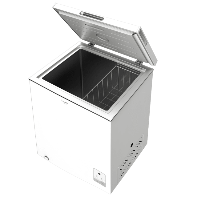 Cecotec Bolero CoolMarket Chest 142 white E Congelador horizontal white con capacidad 142 litros control electrónico clase E motor inverter plus display convertible a frigorífico. Congelador horizontal Promoción por tiempo limitado