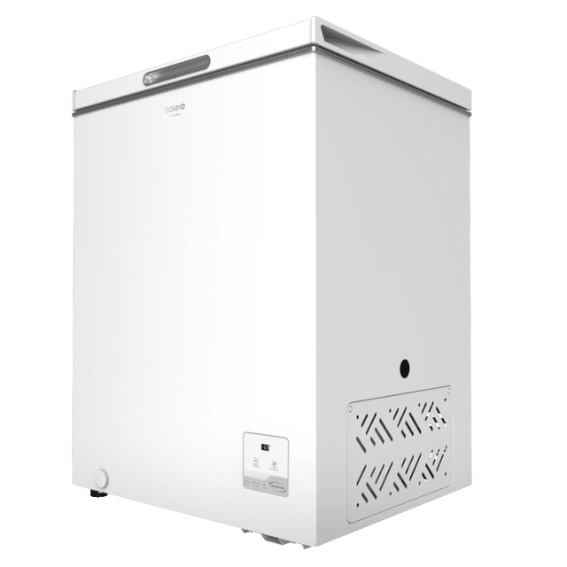 Cecotec Bolero CoolMarket Chest 142 white E Congelador horizontal white con capacidad 142 litros control electrónico clase E motor inverter plus display convertible a frigorífico. Congelador horizontal Promoción por tiempo limitado