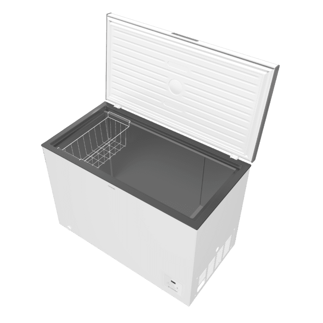Cecotec Bolero CoolMarket Chest 299 white E Cogelador horizontal blanco 84 5cm alto y 111 5cm ancho con 299 L de capacidad compresor Inverter Plus conversible a frigorífico clase energética E y con modo Fast Freezing Cogelador Oferta especial de fábrica