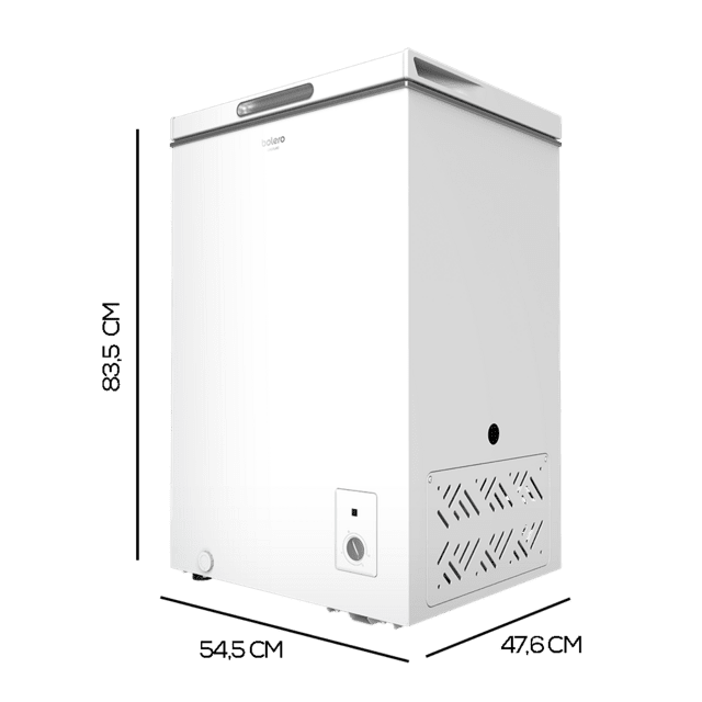 Cecotec Bolero CoolMarket Chest 99 white E Congelador horizontal capacidad XL 99 litros clase E convertible a frigorífico. Congelador horizontal Promoción trimestral