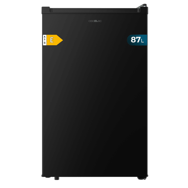 Cecotec Bolero CoolMarket TF 87 Black Congelador vertical sobremesa negro de 83 6 cm de alto y 50 6 cm de ancho con gran capacidad de 87L y clase energética E. Congelador vertical sobremesa 