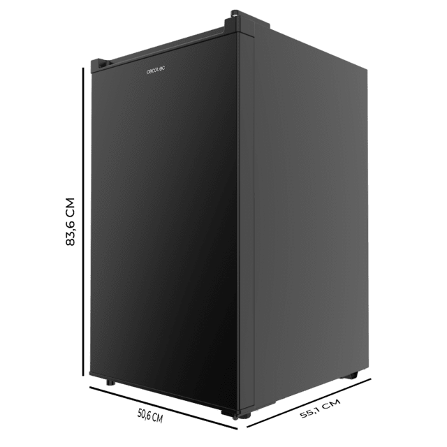 Cecotec Bolero CoolMarket TF 87 Black Congelador vertical sobremesa negro de 83 6 cm de alto y 50 6 cm de ancho con gran capacidad de 87L y clase energética E. Congelador vertical sobremesa  Superdescuento