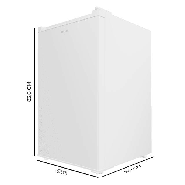 Cecotec Bolero CoolMarket TF 87 White Congelador vertical sobremesa blanco de 83 6 cm de alto y 50 6 cm de ancho con gran capacidad de 87L y clase energética E. Congelador Grandes descuentos