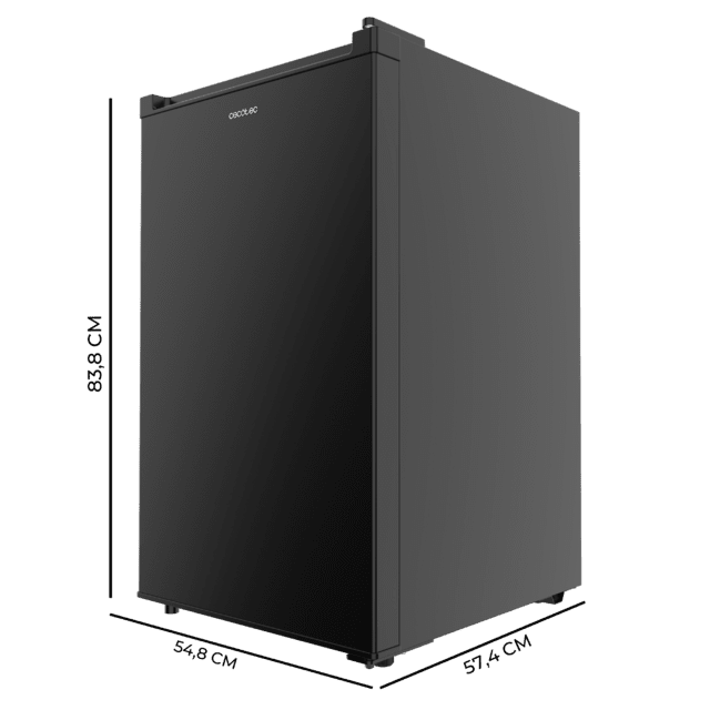 Cecotec Bolero CoolMarket TF 97 Black Congelador vertical sobremesa negro de 83 5 cm de alto y 55 1 cm de ancho con gran capacidad de 97L y clase energética E. Congelador Envío internacional gratuito