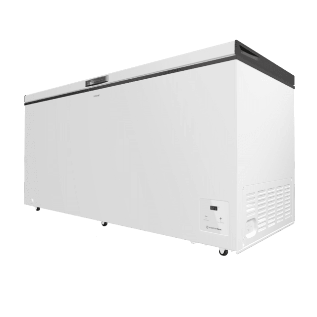 Cecotec Bolero CoolMarket Chest 500 white E Cogelador horizontal blanco 83 5cm alto y 165cm ancho con 500 L de capacidad compresor Inverter Plus conversible a frigorífico clase energética E dos cestas y con modo Fast Freezing Oferta exclusiva
