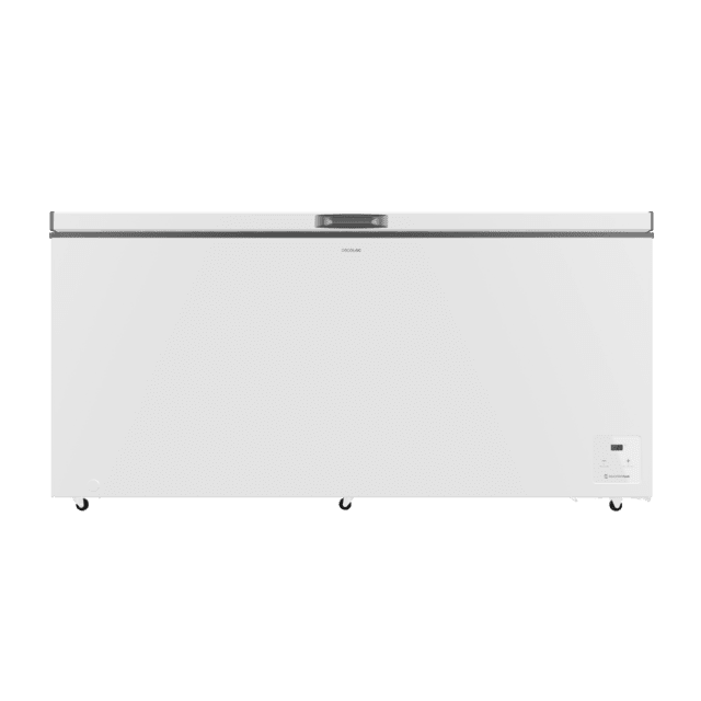 Cecotec Bolero CoolMarket Chest 500 white E Cogelador horizontal blanco 83 5cm alto y 165cm ancho con 500 L de capacidad compresor Inverter Plus conversible a frigorífico clase energética E dos cestas y con modo Fast Freezing Oferta exclusiva