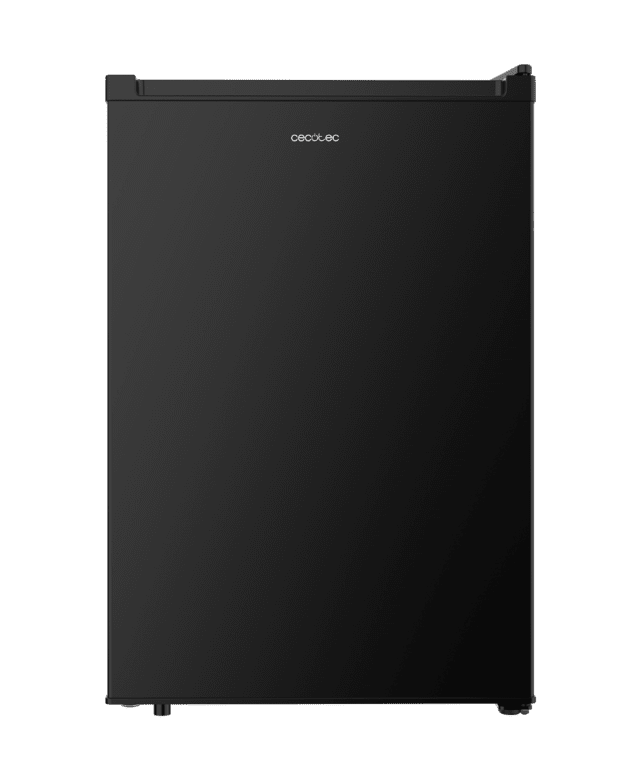 Cecotec Bolero CoolMarket TT 133 L Black Mini frigorífico negro de 83 5 cm de alto y 55 1 cm de ancho con capacidad de 133L clase energética E Crisper Box Luz LED interior función defrost y control temperatura mecánico. Mini Grandes ahorros