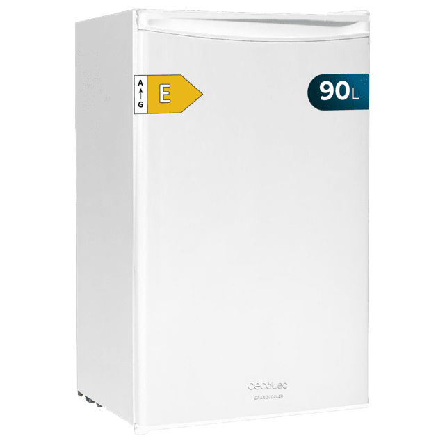 Cecotec Bolero CoolMarket TT 90 White E Mini frigorífico sobremesa blanco 83cm alto y 47cm ancho con 90L de capacidad control de temperatura regulable y compartimento de conservación. Mini frigorífico  Devoluciones gratuitas