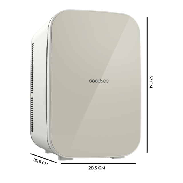 Cecotec Bolero MiniCooling 25L Bahamas Beige Frigorífico con funcionamiento 12V-220V compatible con coches y caravanas función enfriamiento y calentamiento rango temperatura de 7 a 65 ºC y transporte fácil. Mini frigorífico Descuento