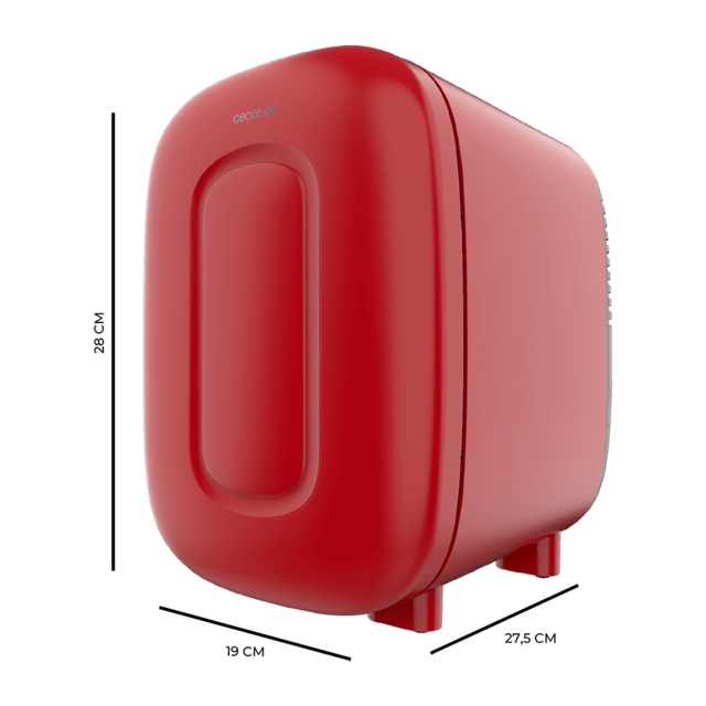 Cecotec Bolero MiniCooling 4L Bora Red Frigorífico con funcionamiento 12 V-220 V compatible coche y caravanas función enfriamiento y calentamiento rango de temperatura 7-50º transporte fácil. Frigorífico  Envío gratis