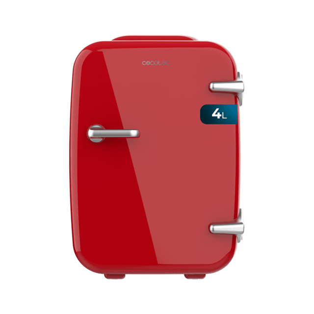 Cecotec Bolero MiniCooling 4L Habana Red Frigorífico con funcionamiento 12V-220V compatible coche y caravanas función enfriamiento y calentamiento rango temperatura 7-65º transporte fácil. Frigorífico  ÚLTIMAS EDICIONES
