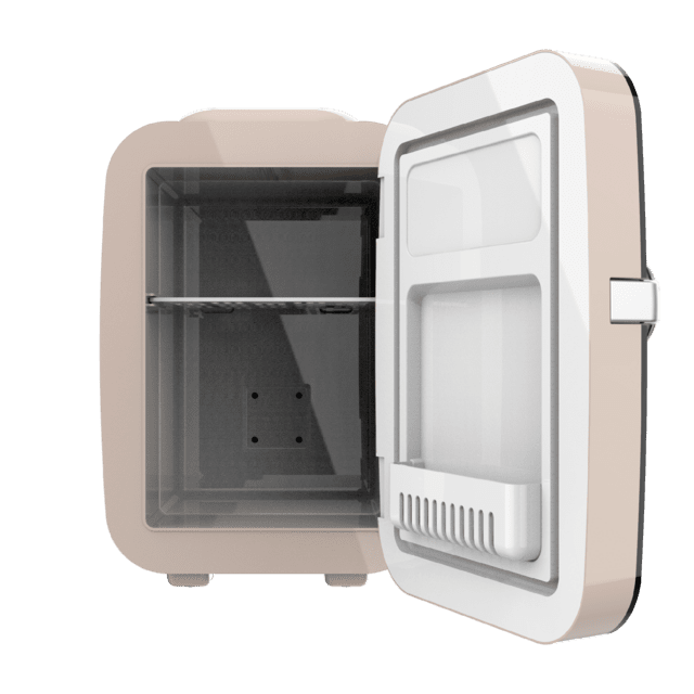 Cecotec Bolero MiniCooling 4L Río Cream Frigorífico con funcionamiento 12 V-220 V compatible coche y caravanas función enfriamiento y calentamiento rango de temperatura 5-65 ºC transporte fácil. Frigorífico Precio de fábrica
