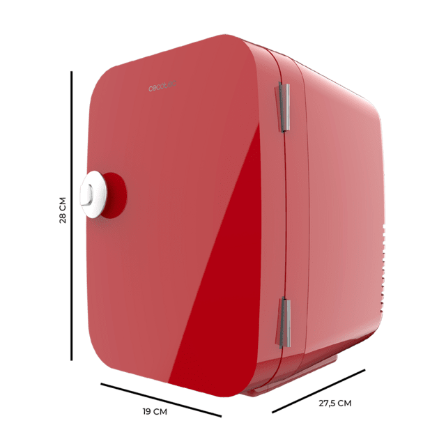 Cecotec Bolero MiniCooling 4L Río Red Frigorífico con funcionamiento 12 V-220 V compatible coche y caravanas función enfriamiento y calentamiento rango de temperatura 5-65º transporte fácil. Frigorífico Promoción por tiempo limitado