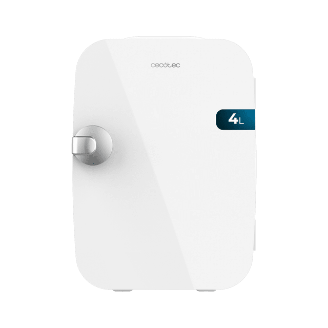 Cecotec Bolero MiniCooling 4L Río White Frigorífico con funcionamiento 12 V-220 V compatible coche y caravanas función enfriamiento y calentamiento rango temperatura 5-65º transporte fácil. Frigorífico