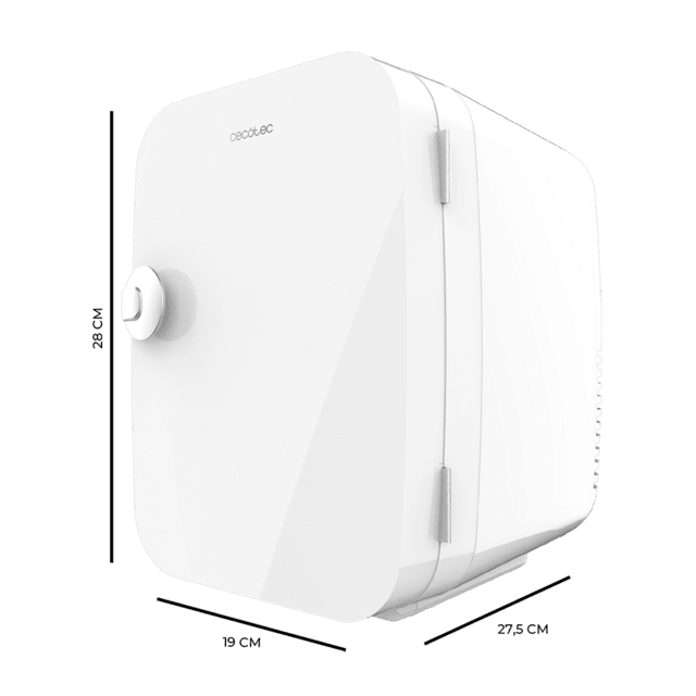 Cecotec Bolero MiniCooling 4L Río White Frigorífico con funcionamiento 12 V-220 V compatible coche y caravanas función enfriamiento y calentamiento rango temperatura 5-65º transporte fácil. Frigorífico Solo hoy