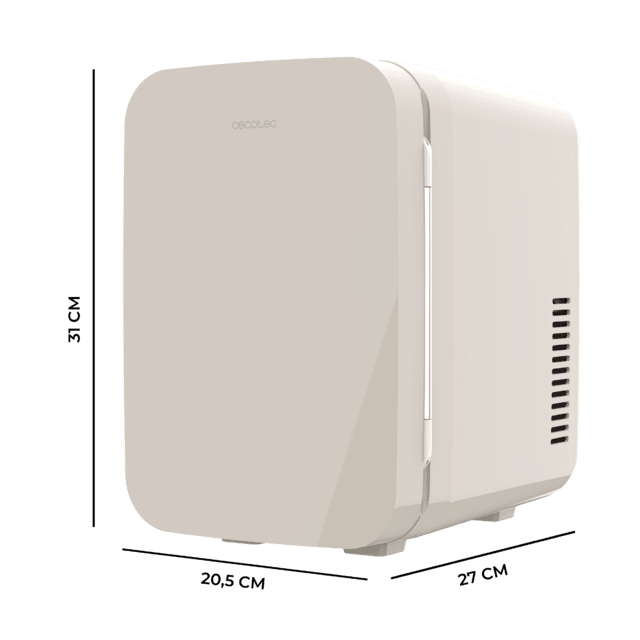 Cecotec Bolero MiniCooling 6L Bahamas Beige Frigorífico con funcionamiento 12V-220V compatible coche y caravanas función enfriamiento y calentamiento rango temperatura 5-65º transporte fácil. Frigorífico Oferta especial de fábrica