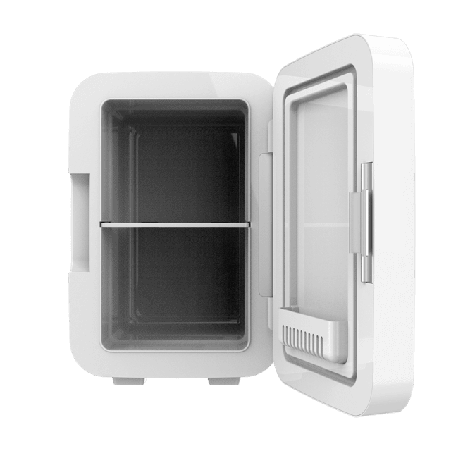 Cecotec Bolero MiniCooling 6L Bahamas White Frigorífico con funcionamiento 12 V-220 V compatible coche y caravanas función enfriamiento y calentamiento rango temperatura 5-65º transporte fácil. Frigorífico Liquidación