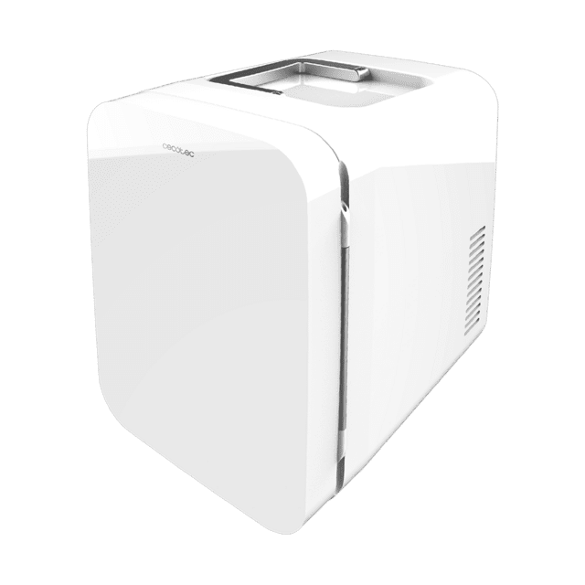 Cecotec Bolero MiniCooling 6L Bahamas White Frigorífico con funcionamiento 12 V-220 V compatible coche y caravanas función enfriamiento y calentamiento rango temperatura 5-65º transporte fácil. Frigorífico Liquidación