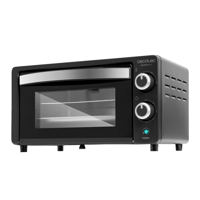 Cecotec Bake&Toast 1090 Black Hornos eléctricos de sobremesa eléctrico multifunción 10 litros de capacidad y puerta con doble cristal. Horno de sobremesa Rebajas top