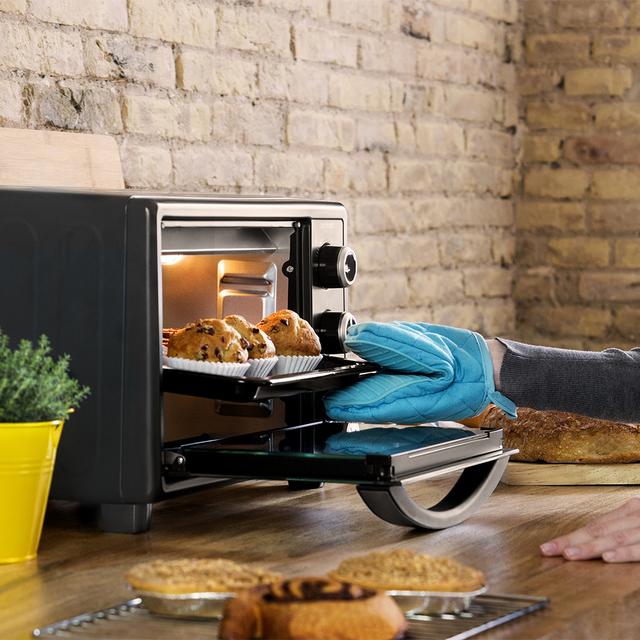 Cecotec Bake&Toast 2300 Black Horno tostador de sobremesa eléctrico multifunción 23 litros de capacidad y puerta con doble cristal. Horno tostador de sobremesa Oferta especial