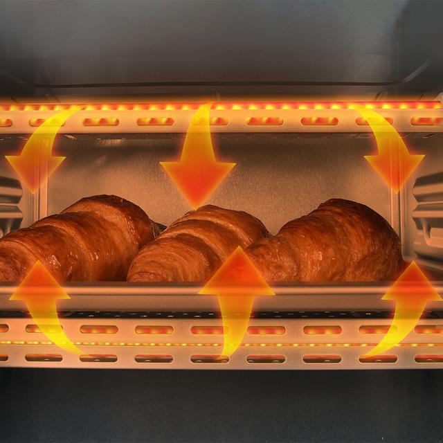 Cecotec Bake&Toast 490. Horno Sobremesa de 1000 W Capacidad 10 l Temperatura hasta 230ºC Temporizador hasta 60 Min Perfecto para Panini y Bollería Incluye Bandeja Recogemigas Blanco Horno tostador 10 litros Precios de Black Friday