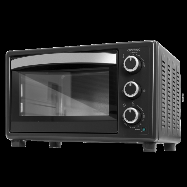 Cecotec Bake'n Toast 550. Horno Sobremesa Eléctrico de 1500 W Capacidad 23 L 3 Modos Temporizador hasta 60 minutos Temperatura regulable hasta 230ºc Horno tostador 23 litros de sobremesa En oferta
