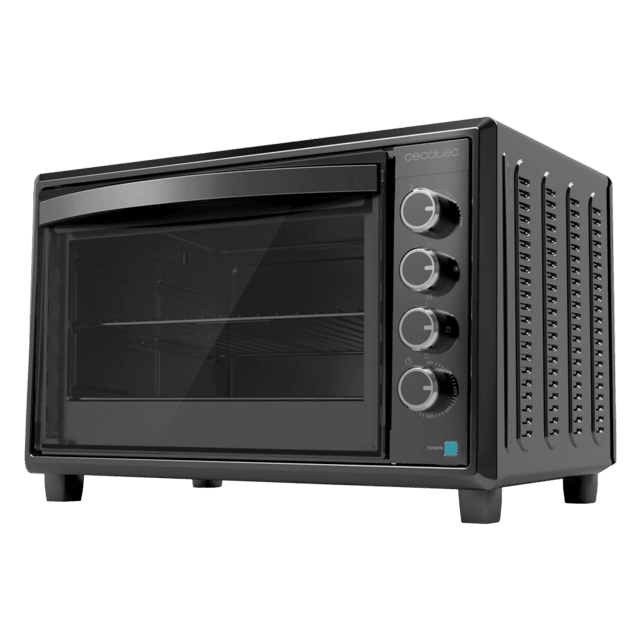 Cecotec Bake&Toast 6090 Black Gyro horno sobremesa con gran capacidad de 60 litros 12 funciones combinables gran potencia de 2200W y rustidor giratorio. Horno sobrenemesa Ofertas especiales