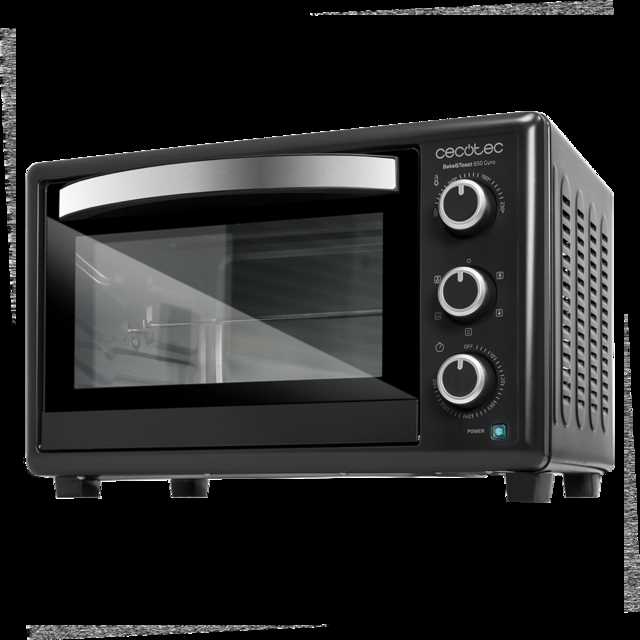 Cecotec Bake&Toast 650 Gyro. Horno Sobremesa de Convección de 1500 W 30 Litros 5 Modos Temperatura hasta 230ºC Temporizador 60 Minutos Horno de sobremesa convección 30 litros   Rebajas de fin de temporada