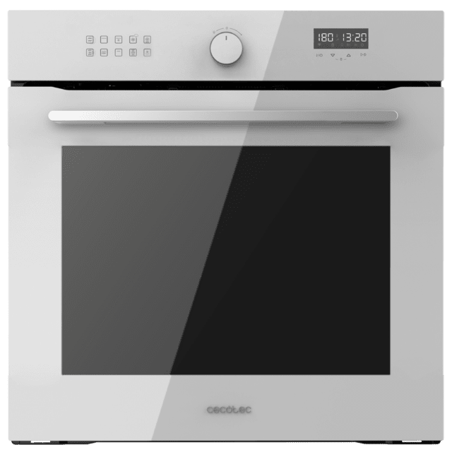 Cecotec Bolero Hexa AF316000 Glass White A Horno integrable Airfryer Glass White de 81L de capacidad 11 funciones con Airfryer Master Pizza Master Steam Asisst Steam EasyClean 3D cooking Clase A. Horno integrable Airfryer  Venta caliente