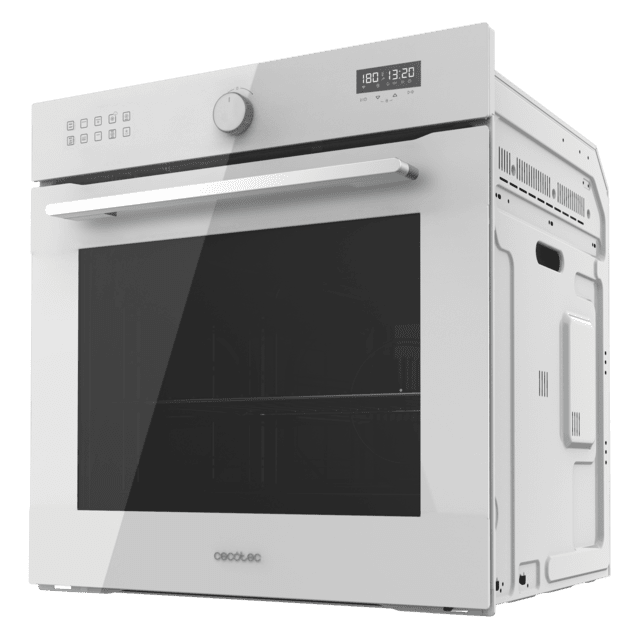 Cecotec Bolero Hexa AF316000 Glass White A Horno integrable Airfryer Glass White de 81L de capacidad 11 funciones con Airfryer Master Pizza Master Steam Asisst Steam EasyClean 3D cooking Clase A. Horno integrable Airfryer  Venta caliente