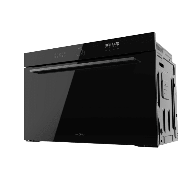 Cecotec Bolero Hexa AF319000 Glass Black A Horno integrable de 133L de capacidad 11 funciones con Airfryer Master Pizza Master Steam Asisst Steam EasyClean 3D cooking Clase A. Horno integrable  Rebajas de fábrica