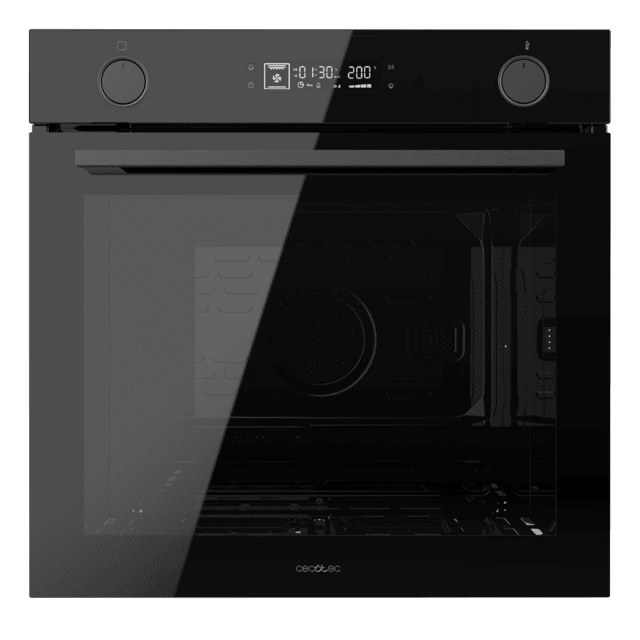 Cecotec Bolero Hexa AF326000 Glass Black A Horno Integrable Multifunción Airfryer AF326000 Glass Black de 73L de capacidad 12 funciones Clase A 2800W Steam Base XXL Steam Assist Steam EasyClean Pizza Master Airfryer Master Cool Ventas relámpago