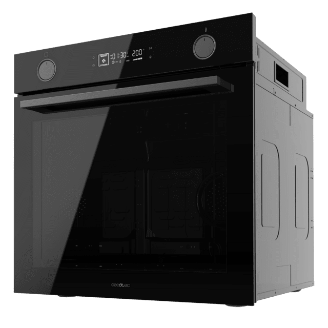 Cecotec Bolero Hexa AF326000 Glass Black A Horno Integrable Multifunción Airfryer AF326000 Glass Black de 73L de capacidad 12 funciones Clase A 2800W Steam Base XXL Steam Assist Steam EasyClean Pizza Master Airfryer Master Cool Ventas relámpago