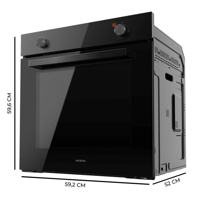 Cecotec Bolero Hexa C126000 Black A Horno Integrable de 77 L de capacidad 4 funciones 2800 W. Horno Integrable Descuento
