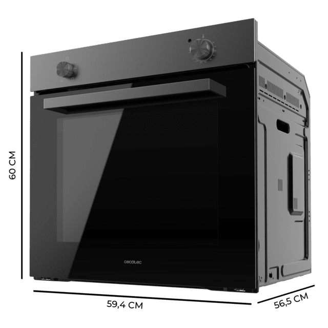 Cecotec Bolero Hexa C126000 Dark Inox A Horno Integrable Bolero Hexa C126000 Dark Inox A de 77l de capacidad 4 funciones 2800W. Horno integrable Tienda