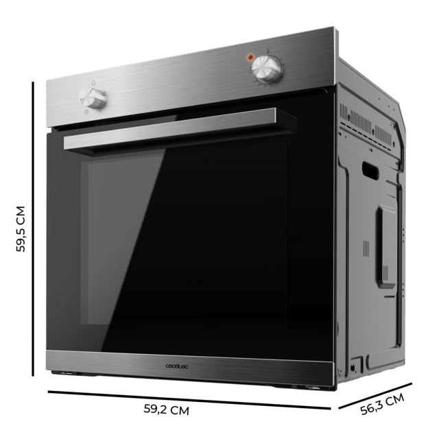 Cecotec Horno Bolero Hexa C126000 Line+ A Horno Integrable de 77l de capacidad 4 funciones 2800W. Horno Integrable Liquidación