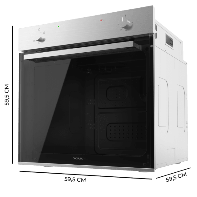 Cecotec Bolero Hexa C126001 Line A Horno Integrable Convencional C126001 Line de 77L de capacidad 5 funciones Convencional Steam Assist Steam EasyClean Clase A 2800W. Horno Integrable Rebajas top