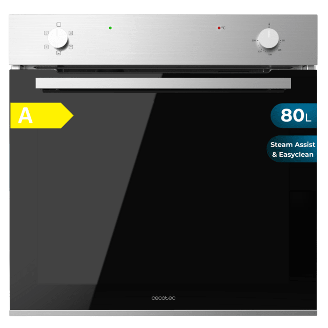 Cecotec Bolero Hexa C126400 Line A Horno Integrable Convencional C126400 Line de 80L de capacidad 5 funciones Convencional Steam Assist Steam EasyClean Clase A 2800W. Horno Integrable Convencional  Envío gratis