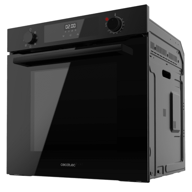 Cecotec Bolero Hexa M226000 Glass Black A Horno Integrable Multifunción de 72L de capacidad 7 funciones Grill Defrost Steam Assist 2800W. Horno Integrable Multifunción Promoción por tiempo limitado