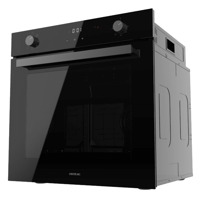 Cecotec Bolero Hexa M226001 Glass Black A Horno Integrable Multifunción M226001 Glass Black de 70L de capacidad 7 funciones Display Clase A 2800W Steam Base XXL Steam Assist Steam EasyClean Cooling Fan Modo Eco Modo Convección Superdescuento