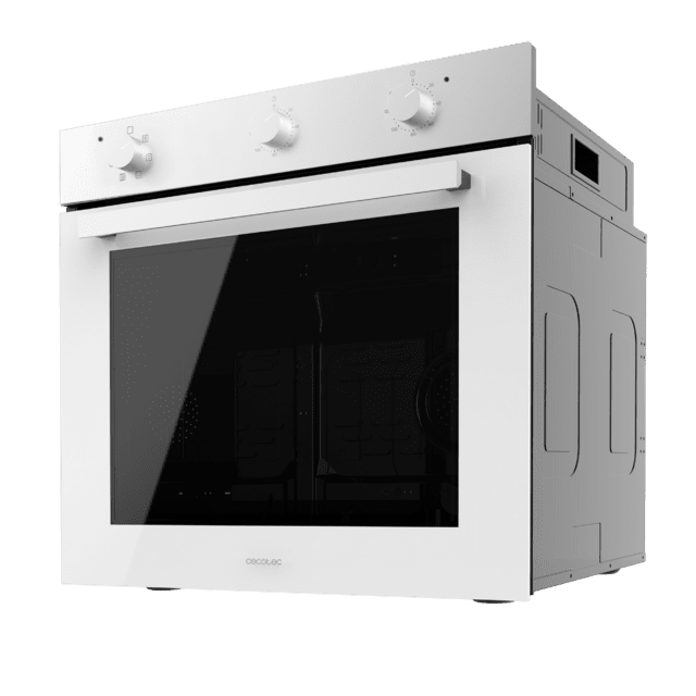 Cecotec Bolero Hexa M236000 Glass White Time A Horno Integrable Multifunción M236000 Glass White Time de 70L de capacidad 6 funciones Timer Clase A 2800W Steam Base XXL Steam Assist Steam EasyClean Cooling Fan Modo Defrost Modo Tienda de fábrica
