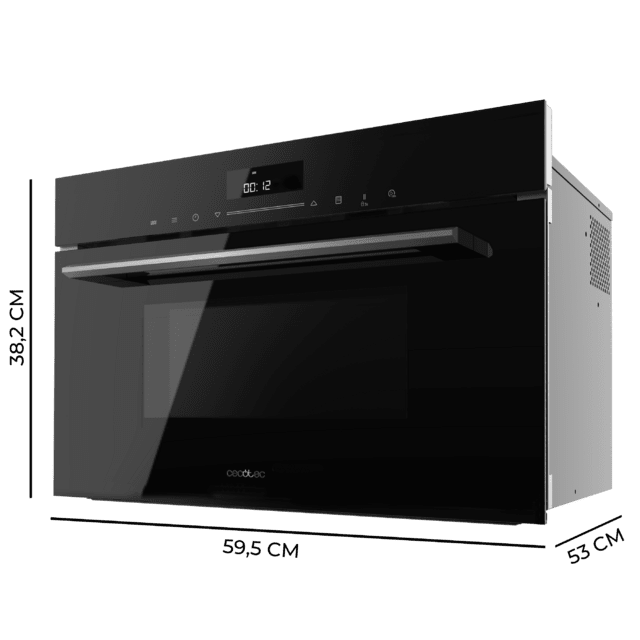 Cecotec Bolero Hexa MWO703800 Line Horno Integrable Microondas Line de 34L de capacidad con función Microondas Convencción Modo Grill Defrost Auto Menú Speed cooking Electronic Timer. Horno Integrable En oferta