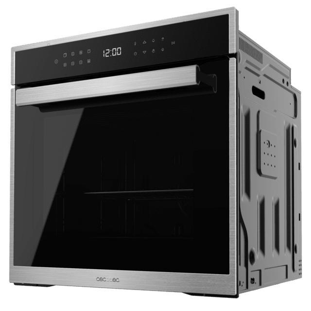 Cecotec Bolero Hexa P506000 Edge A+ Horno integrable Pirolítico Edge de 81L de capacidad 11 funciones con Airfryer Master Pizza Master 3D Cooking Steam Base X2 Pirólisis Clase A+. Horno integrable Pirolítico Oferta exclusiva