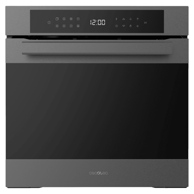 Cecotec Bolero Hexa P506000 Matt Connected A+ Horno integrable Pirolítico Matt de 81L de capacidad 11 funciones con Airfryer Master Pizza Master 3D Cooking Steam Base X2 Pirólisis Clase A+.  Horno integrable Pirolítico Última moda