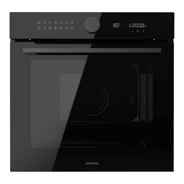 Cecotec Bolero Hexa P516000 Glass Black A Horno Integrable Pirolítico P516000 Glass Black de 73L de capacidad 14 funciones Dual Display Clase A 3250W Pirólisis Pizza Master Airfryer Master Cooling Fan Precalentamiento rápido Descuento por venta flash