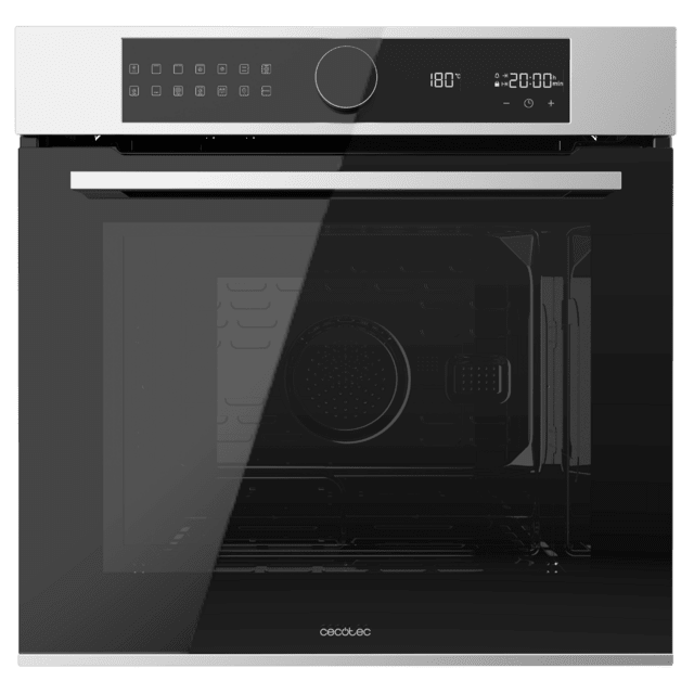 Cecotec Bolero Hexa P516000 Line A Horno Integrable Pirolítico P516000 Line de 73L de capacidad 14 funciones Dual Display Clase A 3250W Pirólisis Pizza Master Airfryer Master Cooling Fan Precalentamiento rápido Modo Defrost M Ofertas de temporada