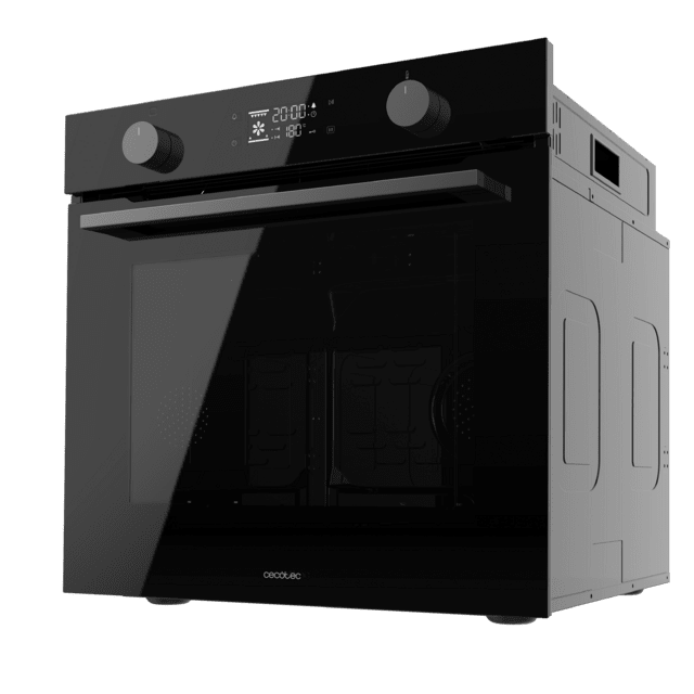 Cecotec Bolero Hexa P526000 Glass Black A Horno Integrable Pirolítico P526000 Glass Black de 73L de capacidad 9 funciones Display Clase A 2800W Pirólisis Cooling Fan Modo Defrost Modo Convección Modo Eco. Horno Integrable Ofertas especiales
